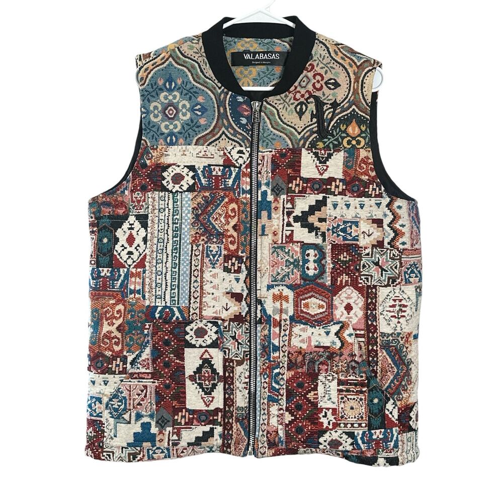 Valabazas Banksy vest LT multi jacket size M EUC